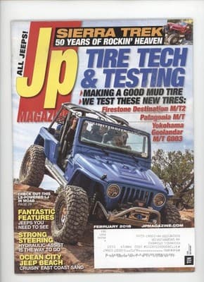 JP Magazine February 2018 Sierra Trek Tire Tech Jeep Magazine - Image 1
