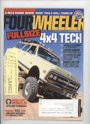 Four Wheeler June 2013 Range Rover 4x4 Tech Magazine - Image 1