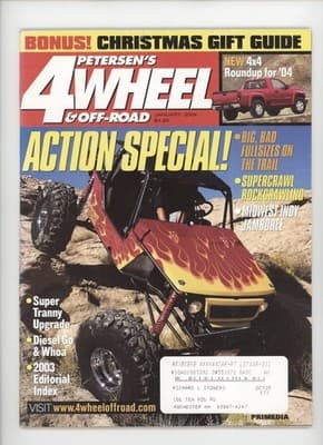 Petersen's 4-Wheel & Off-Road January 2004 Action Special Magazine - Image 1