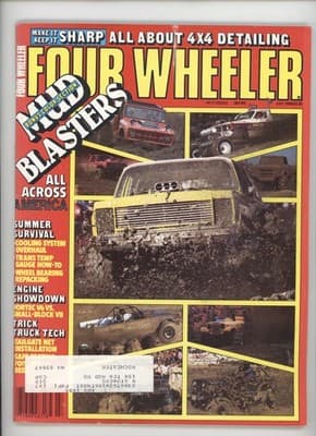 Four Wheeler July 1986 Mud Blasters 4x4 Detailing Magazine - Image 1