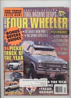 Four Wheeler January 1996 Top Truck Challenge Pickup SUV Magazine - Image 1