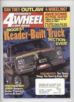 Petersen's 4-Wheel & Off-Road June 1999 Outlaw 4-Wheeling Magazine - Image 1