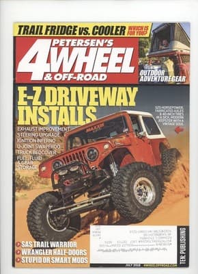 Petersen's 4-Wheel & Off-Road July 2018 Trail Fridge vs Cooler Magazine - Image 1