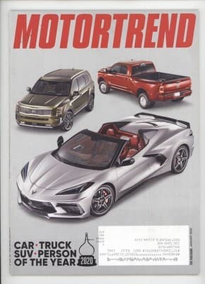 Motor Trend January 2020 Car Truck SUV of the Year Magazine - Image 1