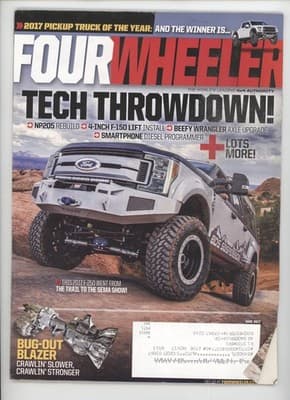 Four Wheeler June 2017 Pickup Truck of Year Magazine - Image 1