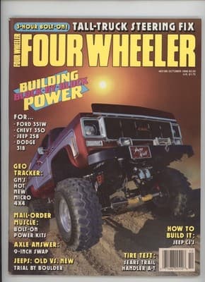 Four Wheeler October 1988 Tall-Truck Steering Fix GMC Magazine - Image 1