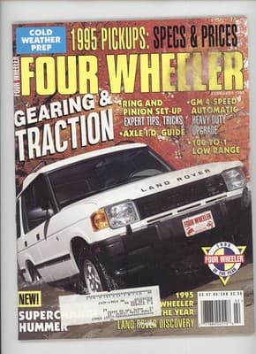 Four Wheeler February 1995 Land Rover Discovery 4x4 Magazine - Image 1