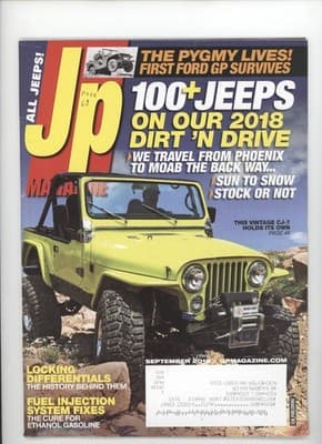 JP Magazine September 2018 All Jeeps Dirt N Drive Magazine - Image 1