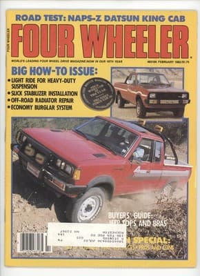 Four Wheeler February 1982 Datsun King Cab How-To Magazine - Image 1