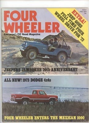 Four Wheeler November 1972 Jeep Full Time 4WD Magazine - Image 1
