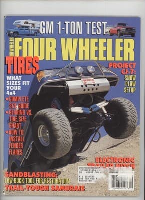 Four Wheeler October 1992 GM 1-Ton Test Tires Magazine - Image 1