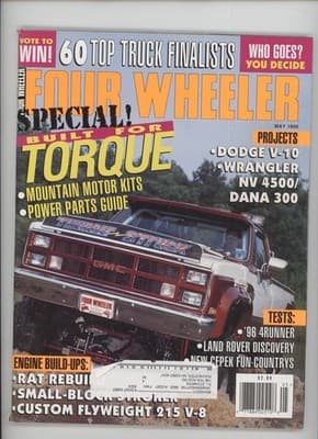 Four Wheeler May 1996 Top Truck Finalists Magazine - Image 1