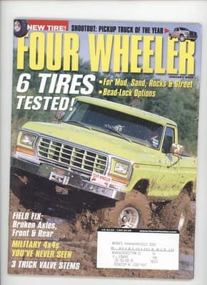 Four Wheeler January 2002 New Tire Shootout Magazine - Image 1