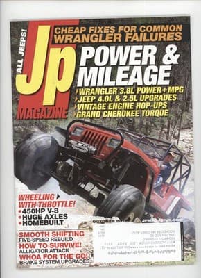 JP Magazine October 2012 Wrangler Fixes Jeep Upgrades Magazine - Image 1