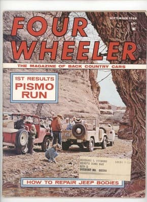 Four Wheeler September 1968 Pismo Run Jeep Repair Magazine - Image 1