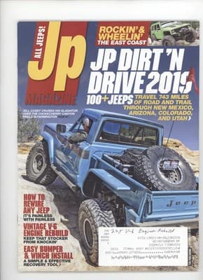JP Magazine September 2019 Jeeps Dirt'N Drive Off-Road Magazine - Image 1