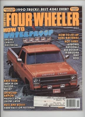 Four Wheeler November 1989 Off-Road Truck Magazine - Image 1