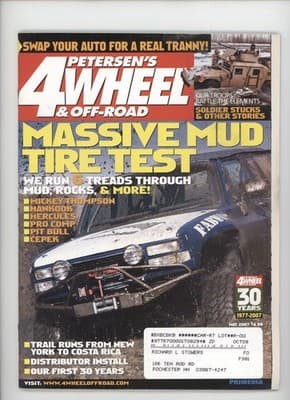 Petersen's 4 Wheel & Off-Road May 2007 Mud Tire Test Magazine - Image 1