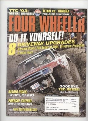 Four Wheeler November 2003 Top Truck Challenge DIY Porsche Cayenne - Image 1