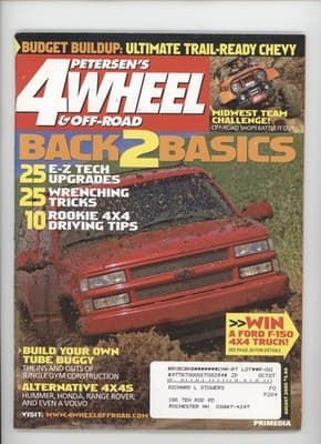 Petersen's 4 Wheel & Off-Road August 2005 Ford F-150 Win Magazine - Image 1