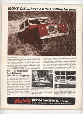 Four Wheeler September 1968 Pismo Run Jeep Repair Magazine - Thumbnail 2