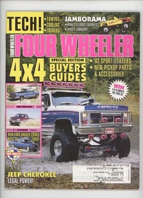 Four Wheeler February 1993 Tech 4x4 Buyers Guide Magazine - Image 1