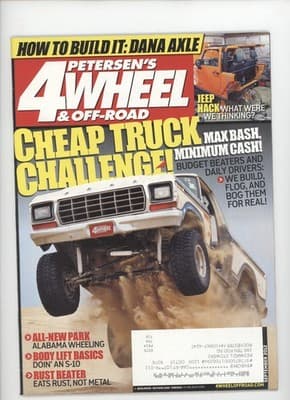 Petersen's 4-Wheel & Off-Road September 2012 Jeep Hack Magazine - Image 1