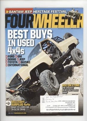 Four Wheeler January 2012 Bantam Jeep Heritage Festival Magazine - Image 1