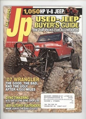 JP Magazine June 2007 1050HP V-8 Jeep Buyer's Guide Magazine - Image 1