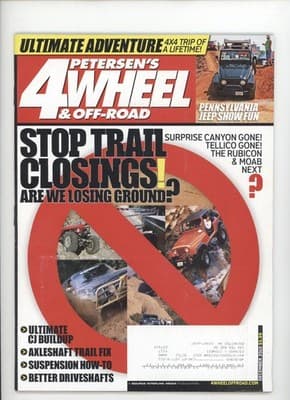 Petersen's 4Wheel & Off-Road Dec 2010 Ultimate Adventure Jeep Magazine - Image 1