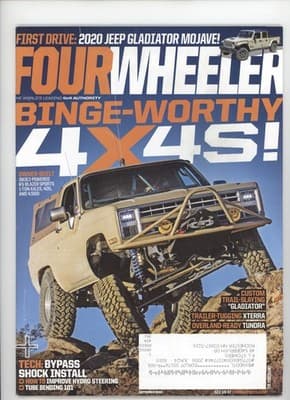 Four Wheeler September 2020 Jeep Gladiator Mojave 4x4 Magazine - Image 1