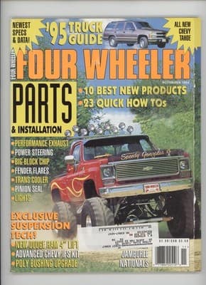 Four Wheeler November 1994 Parts Installation Chevy Tahoe Magazine - Image 1