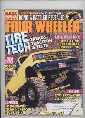 Four Wheeler December 1997 TIRE TECH TREADS TRACTION TESTS Magazine - Image 1