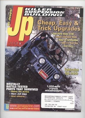 Jp Magazine November 2003 Killer Suspension Building Jeep Magazine - Image 1