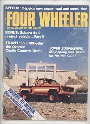 Four Wheeler May 1976 Cepek Tire Subaru 4x4 Project Magazine - Image 1