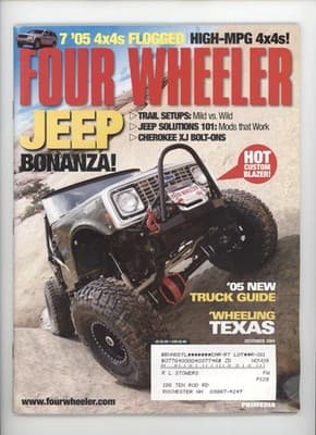 Four Wheeler December 2004 Jeep Bonanza Off-Road Truck Magazine - Image 1