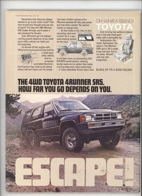 Four Wheeler August 1986 Monster Truck Mini-Truck Parts Magazine - Thumbnail 2