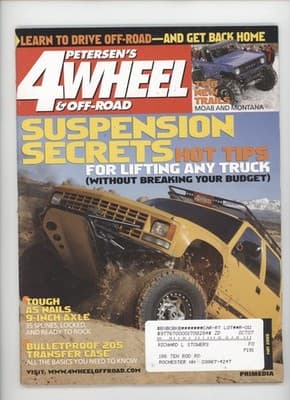 Petersen's 4-Wheel & Off-Road May 2005 Suspension Secrets 4x4 Magazine - Image 1