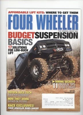 Four Wheeler May 2009 Affordable Lift Kits Budget Suspension Magazine - Image 1