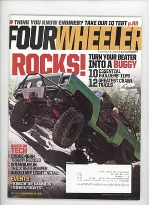 Four Wheeler June 2011 Rocks! Engines Crawl Trails Magazine - Image 1