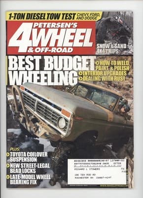 Petersen's 4-Wheel & Off-Road May 2008 Budget Wheeling Magazine - Image 1