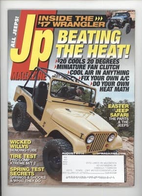 Jp August 2014 Beating The Heat Jeep Magazine - Image 1