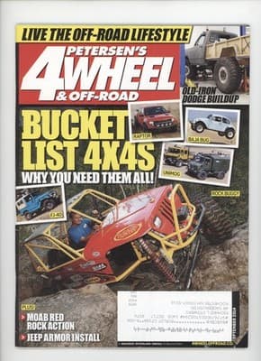 Petersen's 4Wheel & Off-Road September 2014 Bucket List 4x4s Magazine - Image 1