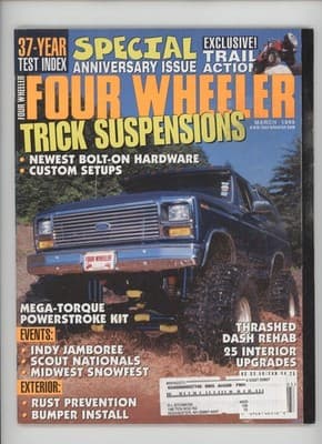 Four Wheeler March 1999 Trick Suspensions Ford Truck Magazine - Image 1