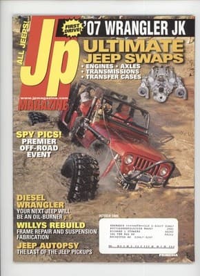 Jp Magazine October 2006 Jeep Wrangler JK Diesel Swaps - Image 1