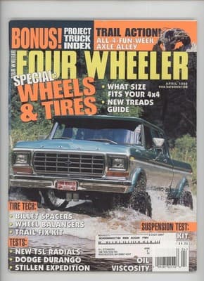 Four Wheeler April 1999 Trail Action Wheels Tires 4x4 Magazine - Image 1