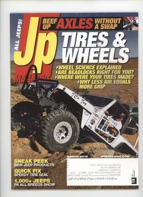 Jp Magazine March 2016 Beef Up Axles Tires Wheels Jeep Magazine - Image 1