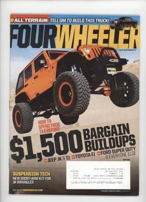 Four Wheeler May 2011 Jeep JK TJ Toyota FJ Ford Super Duty Magazine - Image 1