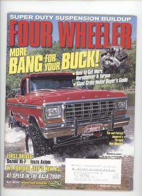 Four Wheeler March 2001 Super Duty Suspension Buildup Magazine - Image 1