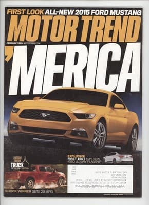 Motor Trend February 2014 Ford Mustang Kia K900 Truck Magazine - Image 1
